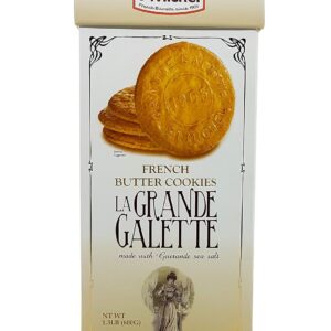 St. Michel La Grande Galette French Butter Cookies, 1.3 Pounds