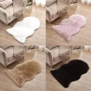 Shaggy fluffy rugs 2 x 3 feet Home Decor Rug